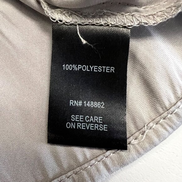 Torrid Women's Sleeveless Blouse Tie V-Neck Gray Size 3X - Picture 9 of 9